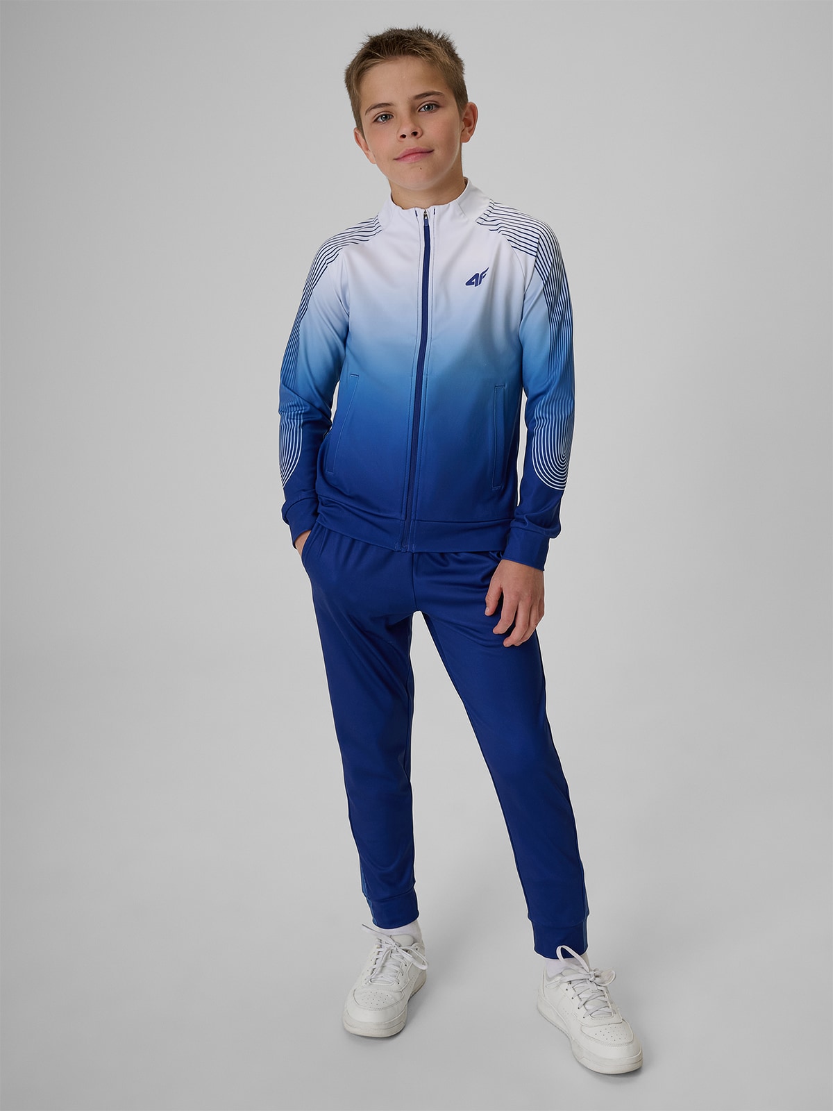 4F Spodnie sportowe chłopięce - granatowe 158/164 (12-14 lat)