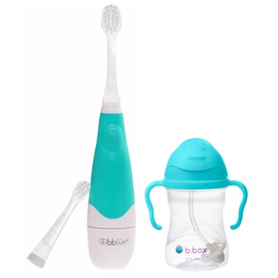 BBLÜV Sonik + bidon B.BOX 240 ml Lazurowy Szczoteczka soniczna