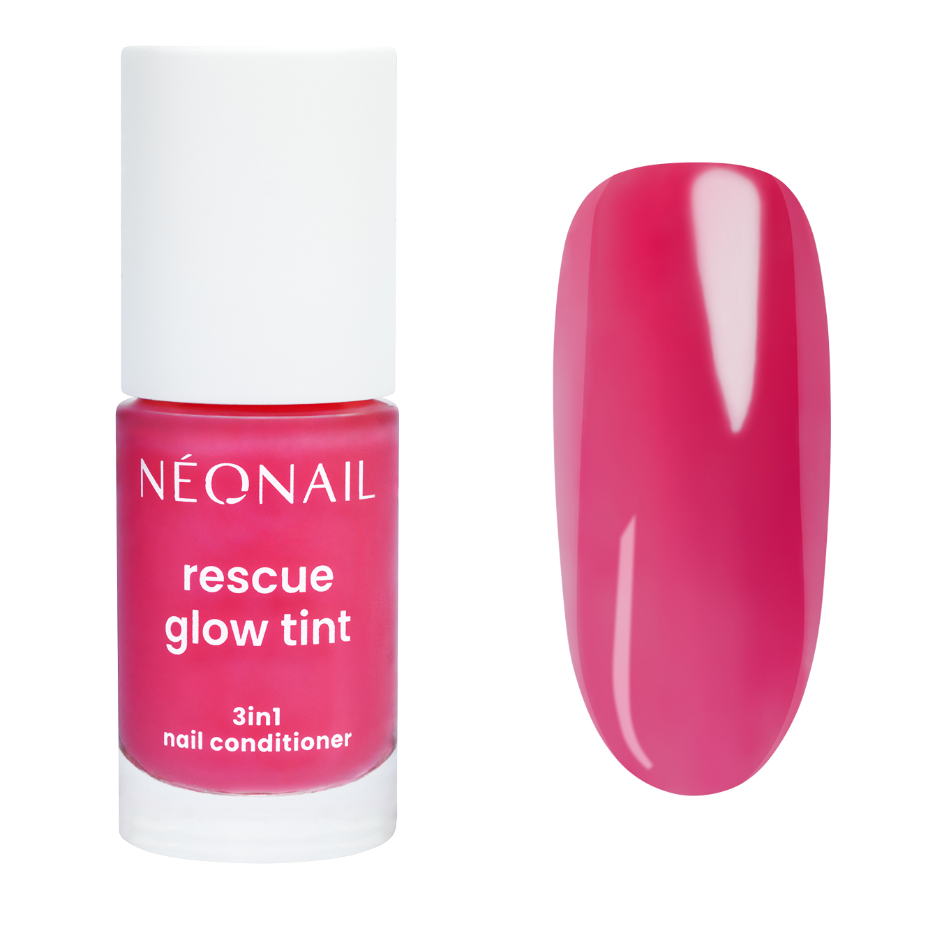 Neonail Regenerująca Odżywka do Paznokci 3w1 Magenta Pink