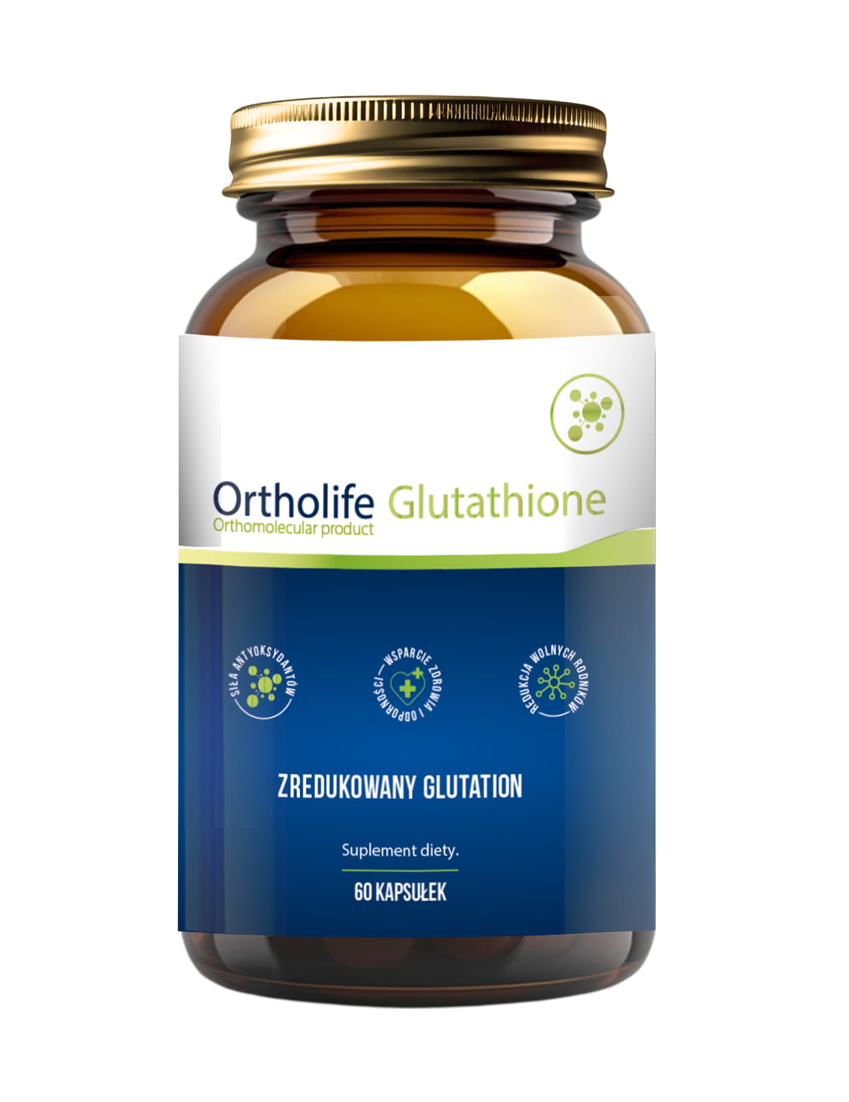 Ortholife - Glutathione, 60 kapsułek