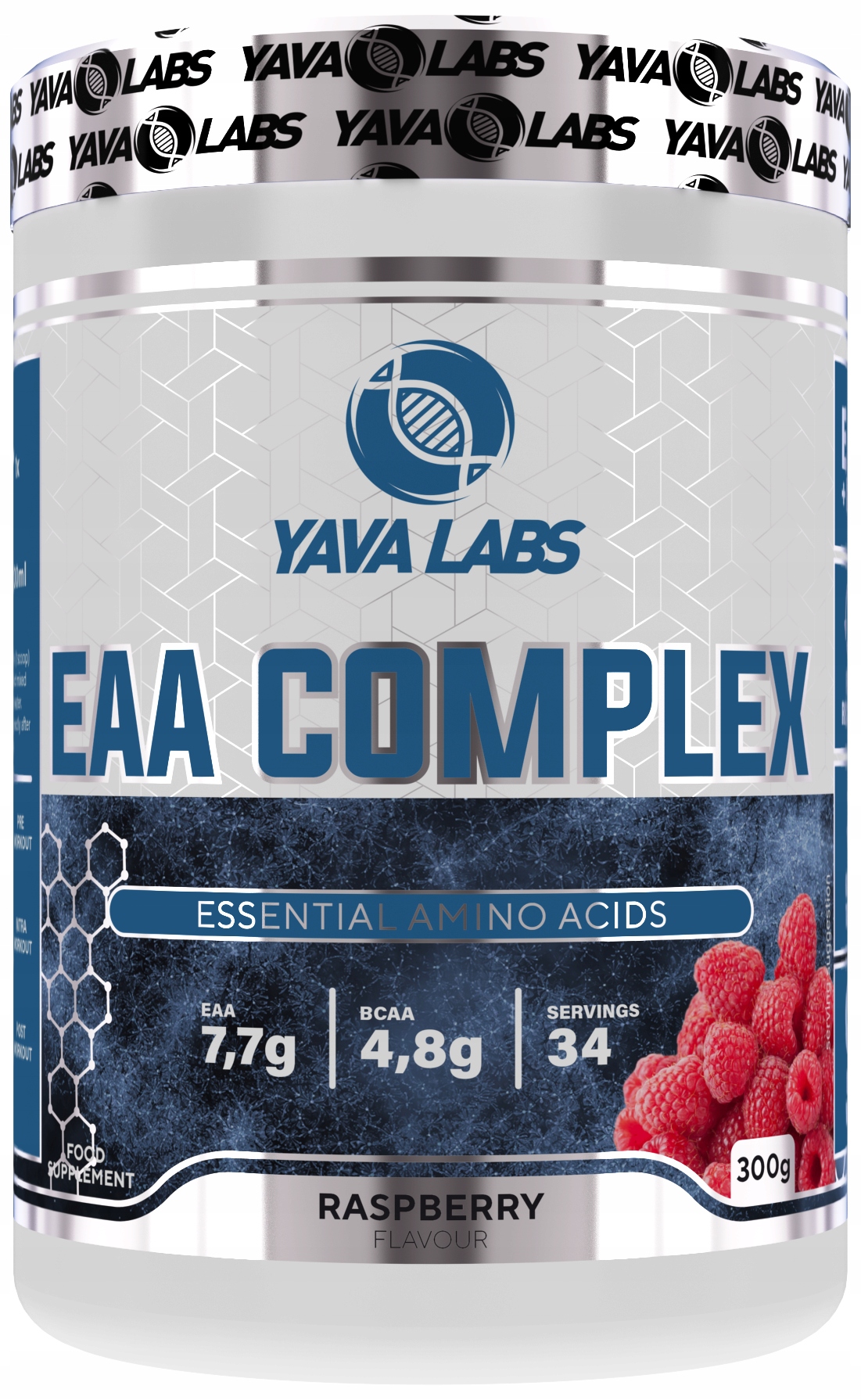 EAA KOMPLEKS YAVA LABS 300G - AMINOKWASY DLA SPORTOWCÓW Malinowy