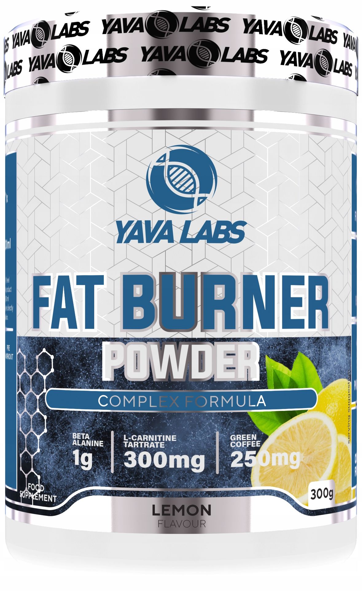 Wielozadaniowe proszek Yava Labs Fat Burner Yava Labs Fat Burner Cytryna