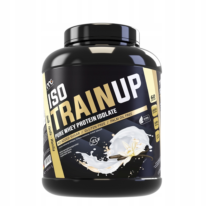 MUSCLE CLINIC ISOTRAIN UP IZOLAT BIAŁKA BIAŁKO NA MASĘ 1800G SMAK WANILIA