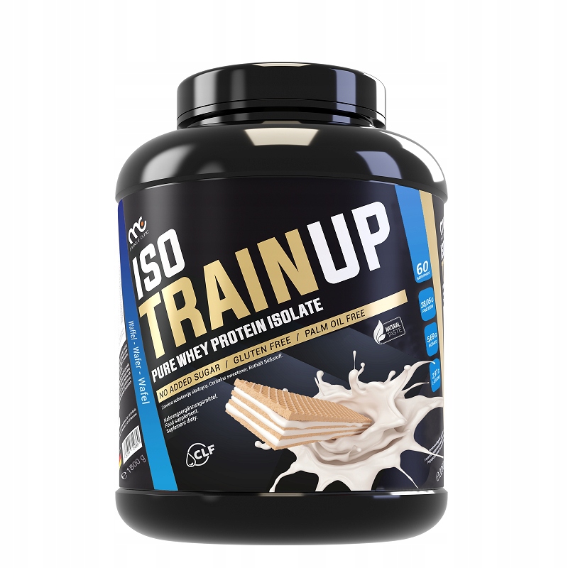 MUSCLE CLINIC ISOTRAIN UP IZOLAT BIAŁKA BIAŁKO NA MASĘ 1800G SMAK WAFELEK