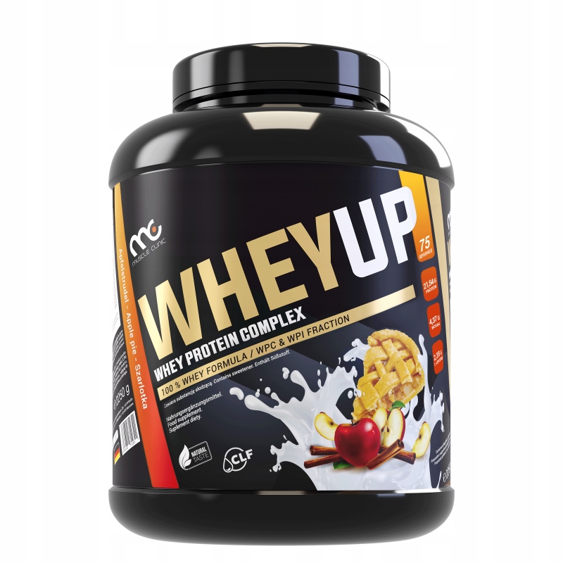Białko Odżywka białkowa Koncentrat WPC Muscle Clinic 2250g Szarlotkowy