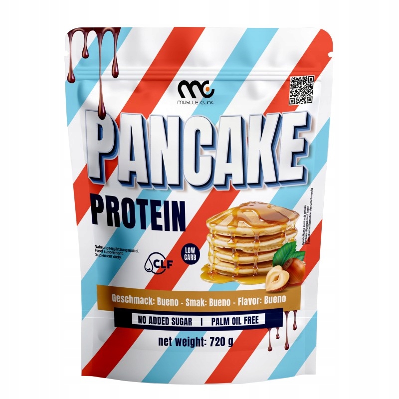 MUSCLE CLINIC PANCAKE PROTEIN 720g PROTEIN PANCAKE BEZ CUKRU Kinder Bueno