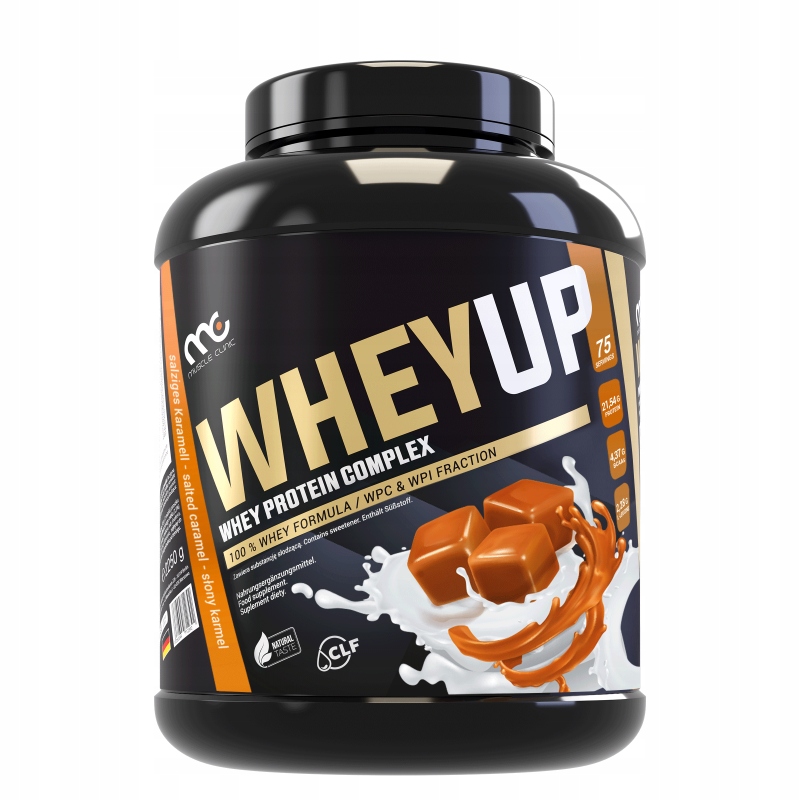 Odżywka białkowa koncentrat białka WPC Muscle Clinic 2250 g Słony Karmel