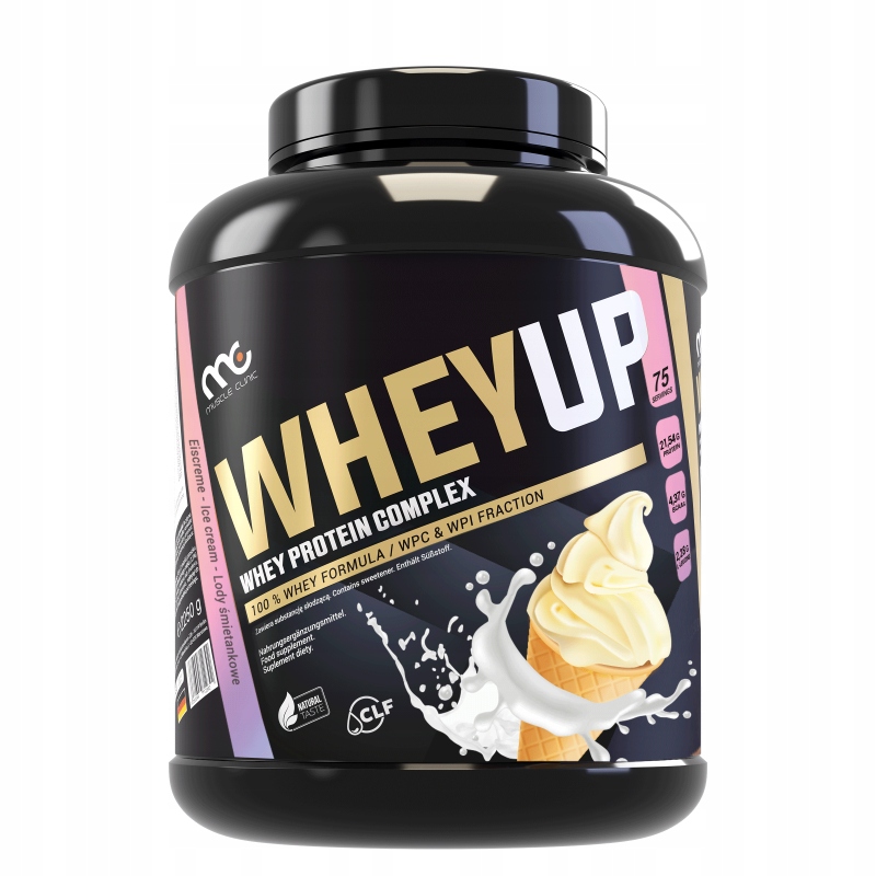 Odżywka białkowa koncentrat białka WPC Muscle Clinic 2250g Lody Śmietankowe