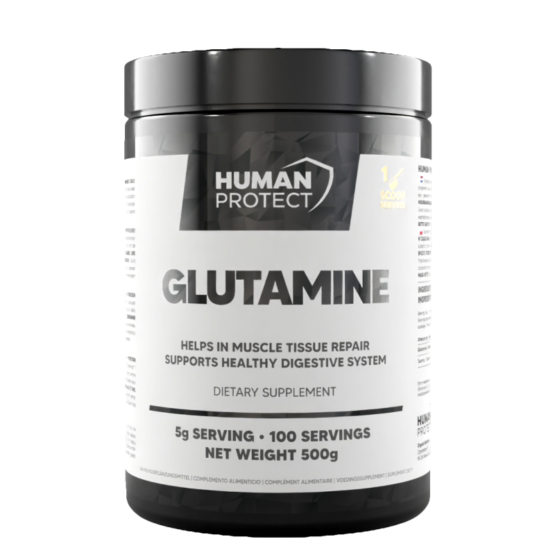 Human Protect Glutamine 500g Glutamina - Pomarańcza