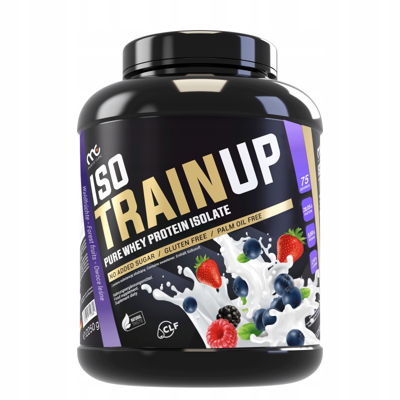 Muscle Clinic IsoTrainUp Izolat Białka na Siłownie owoce leśne 2250 g