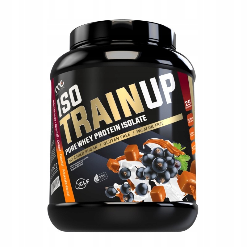 Muscle Clinic IsoTrain Up Izolat Białkowy WPI 750 g smak porzeczka-karmel