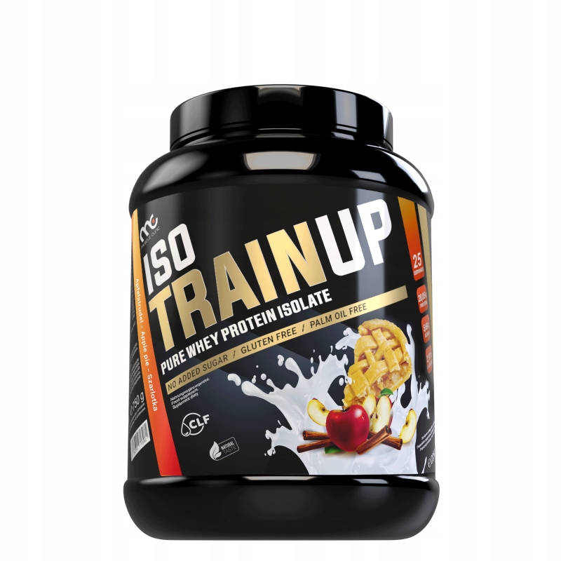 Muscle Clinic IsoTrain Up Izolat Białkowy WPI 750 g o smaku szarlotka