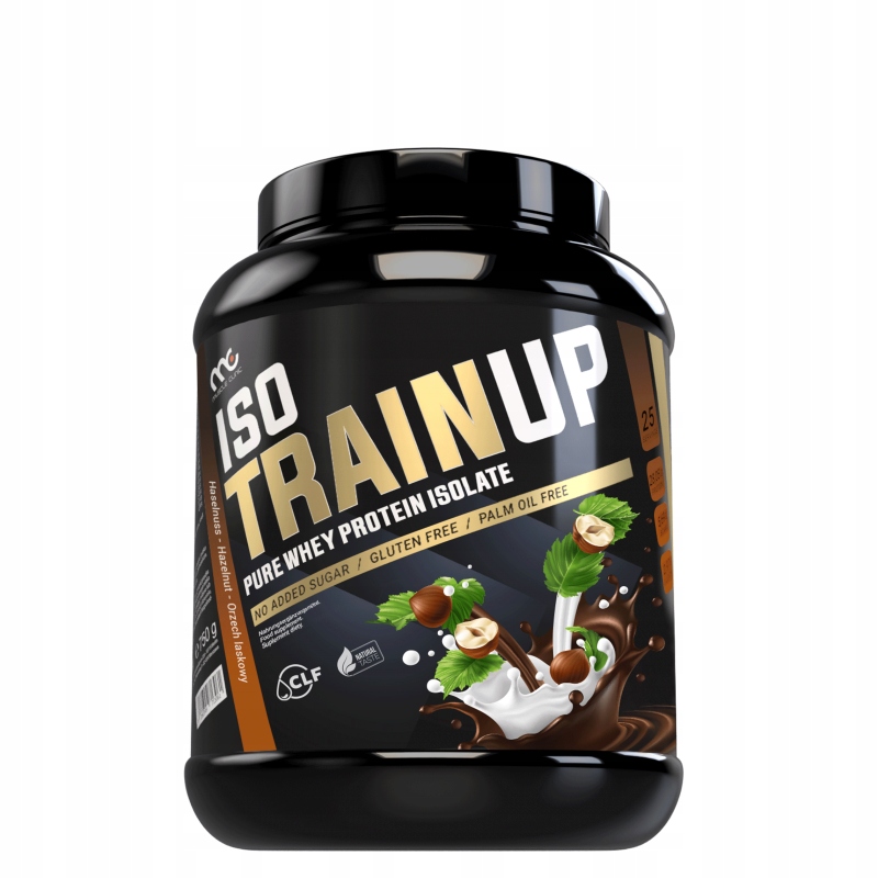 Muscle Clinic IsoTrainUp Izolat Białkowy WPI 750g o smaku orzecha laskowego