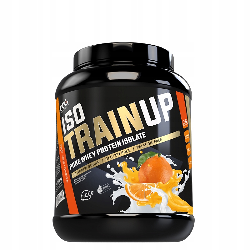 Muscle Clinic IsoTrain Up Izolat Białkowy WPI POMARAŃCZA 750 g