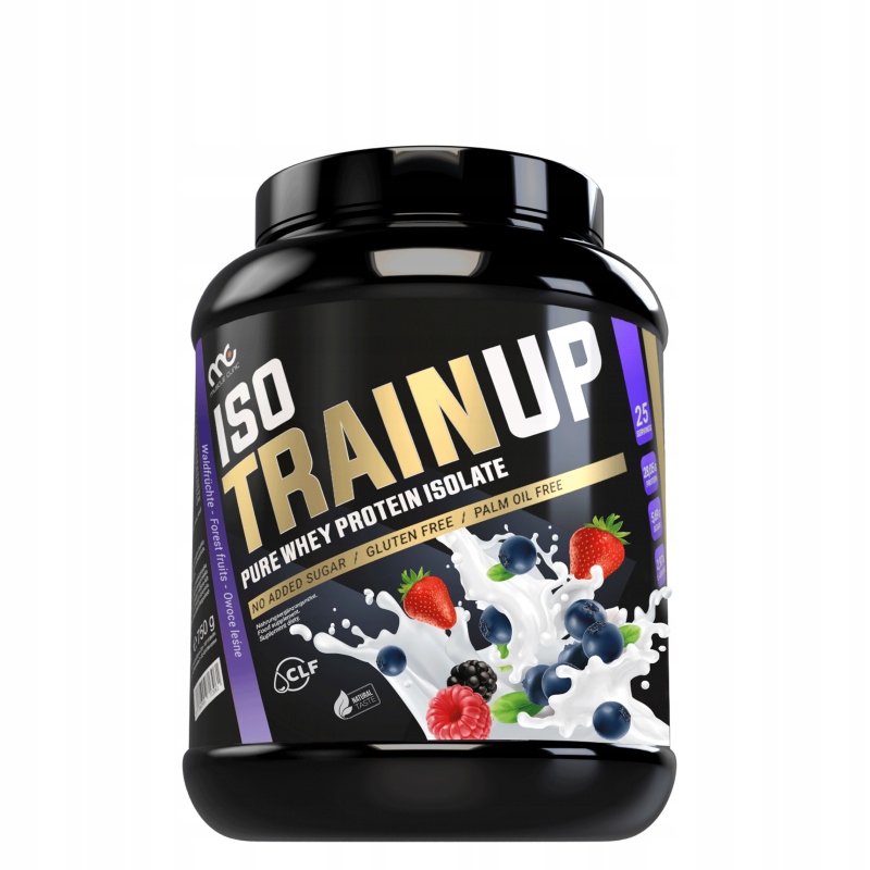 IsoTrain Up Muscle Clinic Izolat Białkowy WPI 750 g smak OWOCE LEŚNE