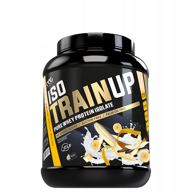 IsoTrain Up Muscle Clinic Izolat Białkowy WPI smak Wanilia-Banan 750 g