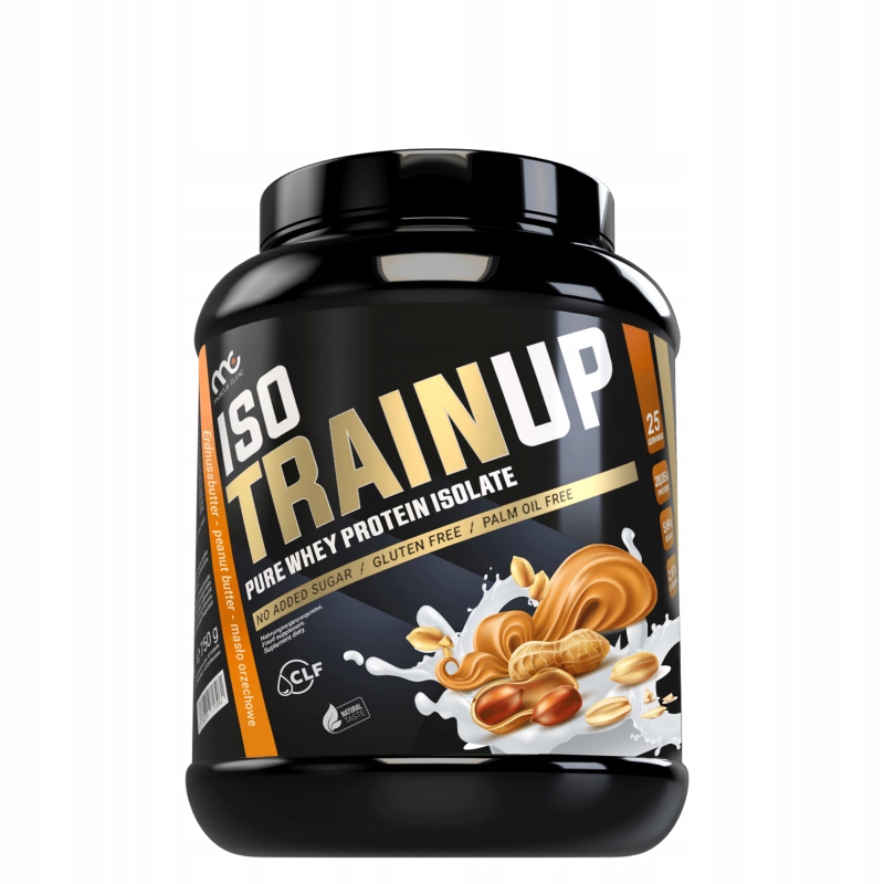 Muscle Clinic IsoTrain Up Odżywka Białkowa Izolat 750g MASŁO ORZECHOWE