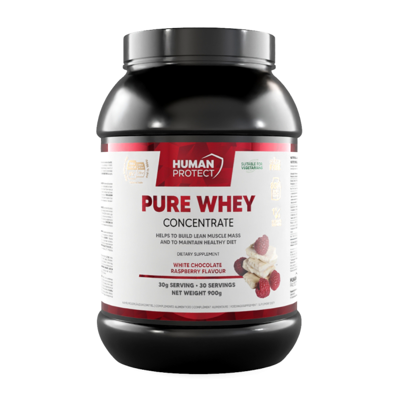 Human Protect Pure Whey 900g Białko Koncentrat WPC - Krówka