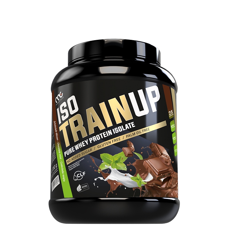 Izolat Białkowy IsoTrain Up Muscle Clinic WPI 750 g Czekolada-Mięta