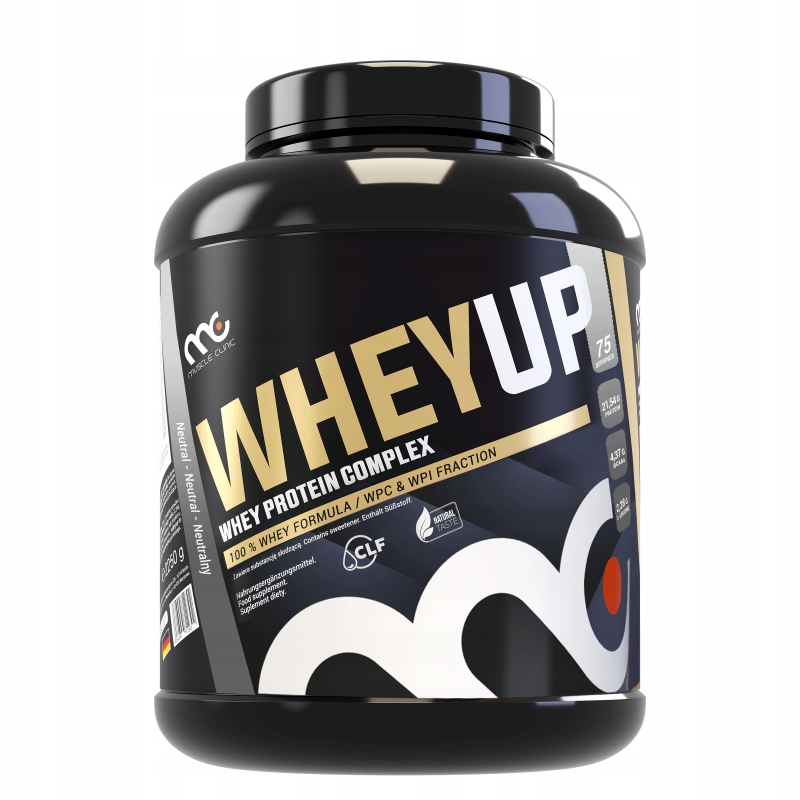 Odżywka białkowa koncentrat WPC Muscle Clinic 1800 g Neutralny