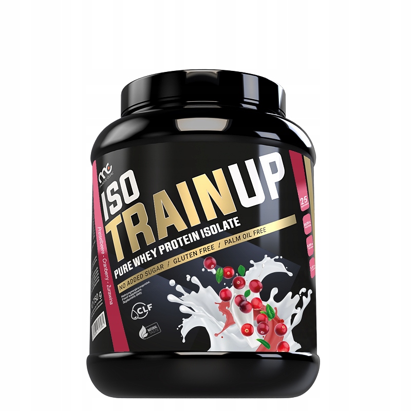 BIAŁKO ODŻYWKA BIAŁKOWA IZOLAT TRAINUP MUSCLE CLINIC WPI 750G ŻURAWINOWY