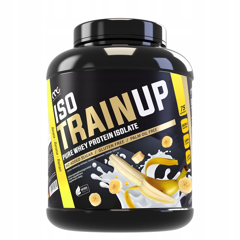 Izolat białka Białko Muscle Clinic IsoTrain Up o smaku bananowym 2250g WPI