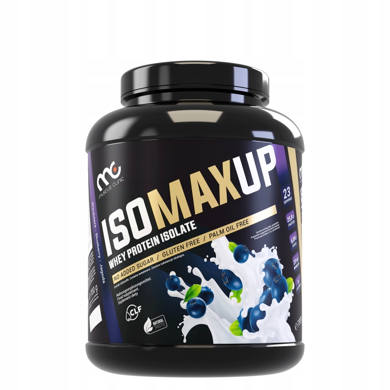 MUSCLE CLINIC ISOMAXUP IZOLAT BIAŁKA AMINOKWASY ENDOGENNE JAGODA 700G