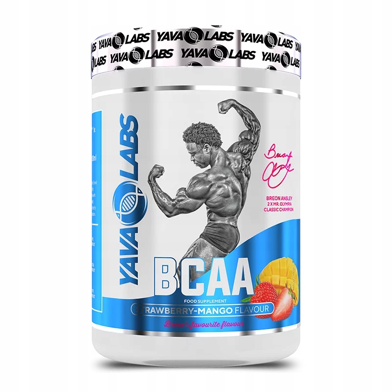 YAVA LABS BERON edycja BCAA+L-GLUTAMINA 300G truskawka-mango dla sportowców