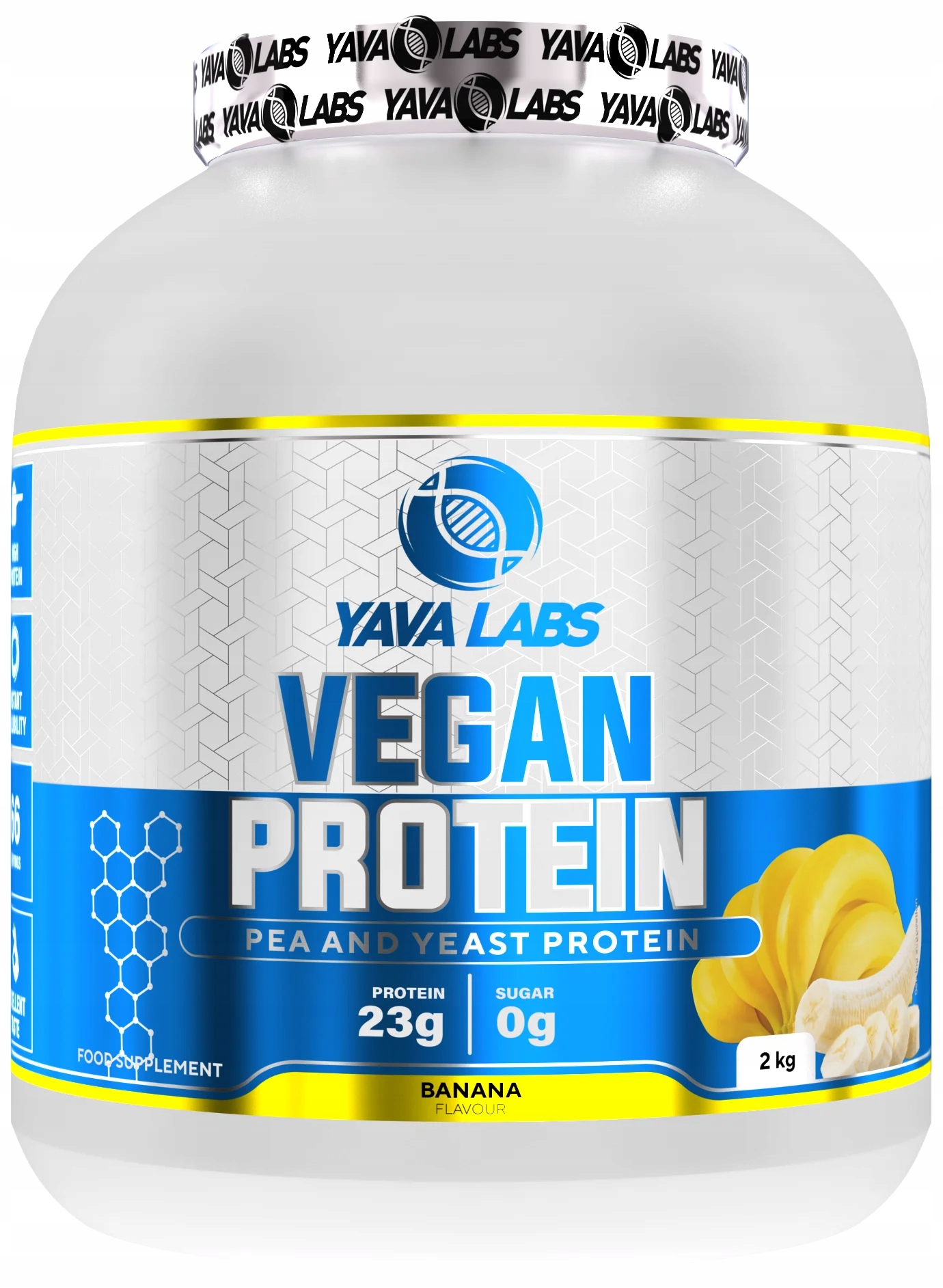 Yava Labs Vegan Protein 2kg Banan