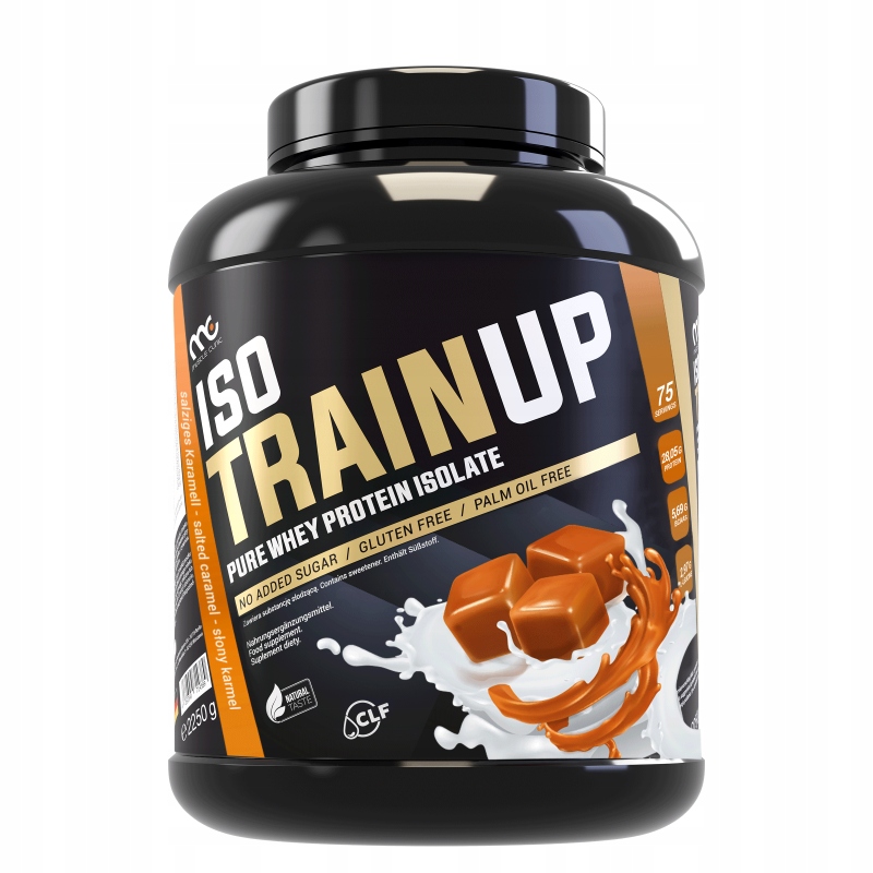 ISO TRAINUP Muscle Clinic Słony Karmel 1800g - Whey Isolate WPI Bez Glutenu