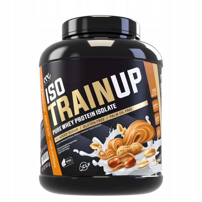 ISO TRAINUP Muscle Clinic Białko Masło Orzechowe 1800g - Pure Whey Isolate