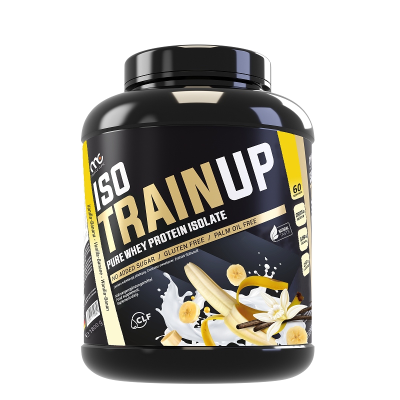 MUSCLE CLINIC ISOTRAINUP IZOLAT BIAŁKA-WPI WPC BIAŁKO 1800G WANILIA-BANAN