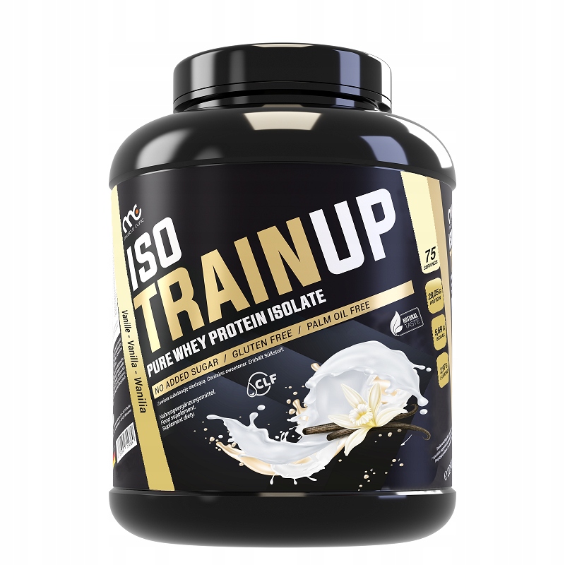 IsoTrain Up Muscle Clinic odżywka WPI Izolat Białka 2250g smak WANILIA