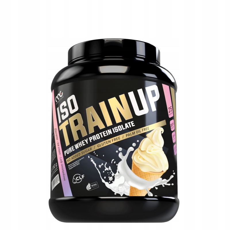 Białko Odżywka białkowa Izolat Train Up Muscle Clinic 750g lody śmietankowe