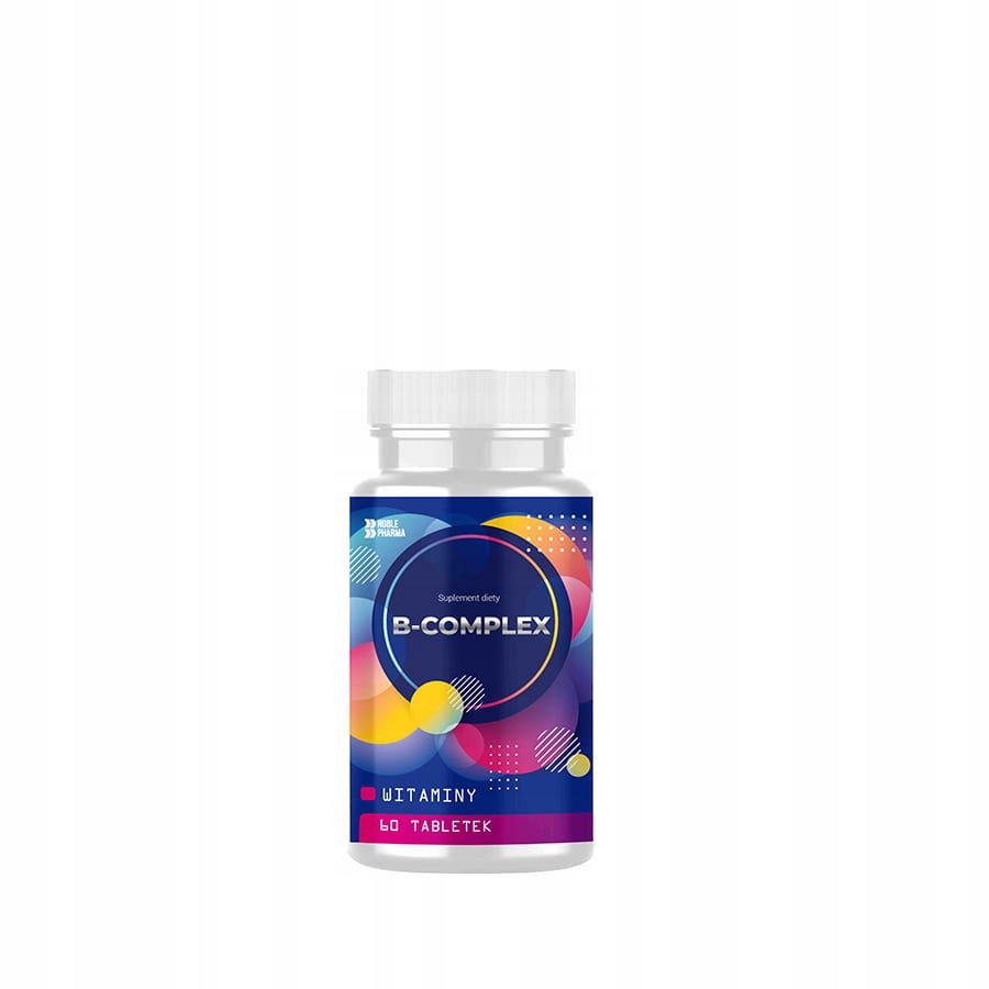 NoblePharma B-Complex Kompleks Witamin z Grupy B Układ Nerwowy 60 Tabletek