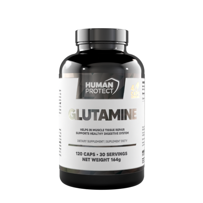 Human Protect Glutamine 120kaps. Glutamina