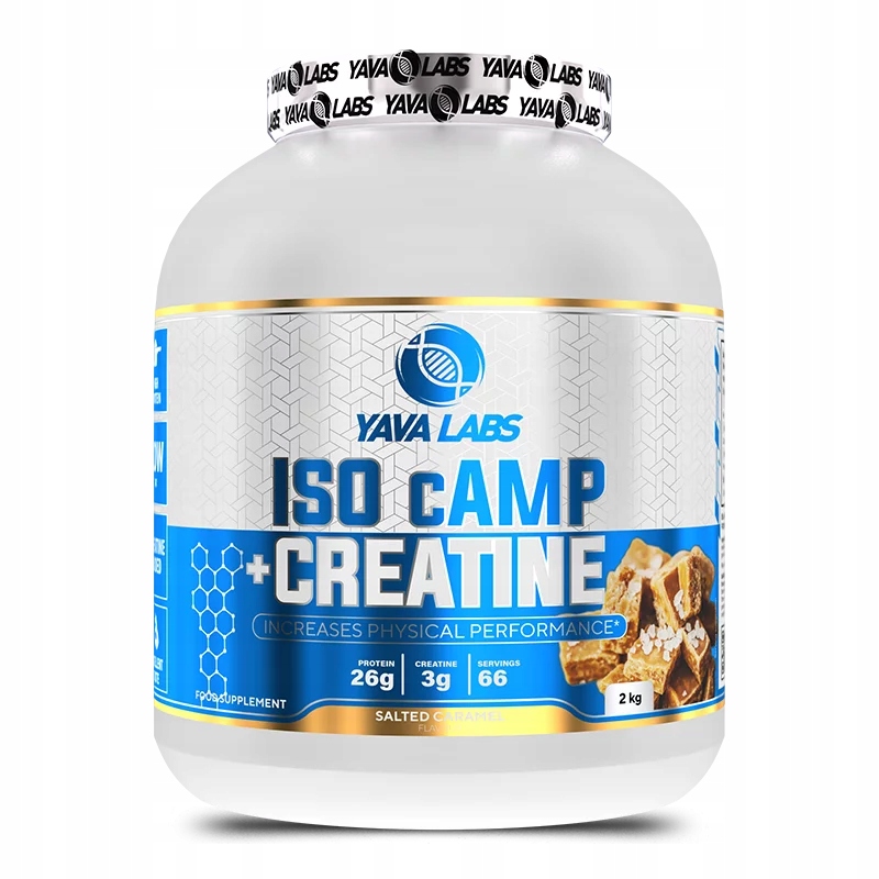 Yava Labs ISO cAMP Creatine 2kg izolat białka kreatyna Słony Karmel