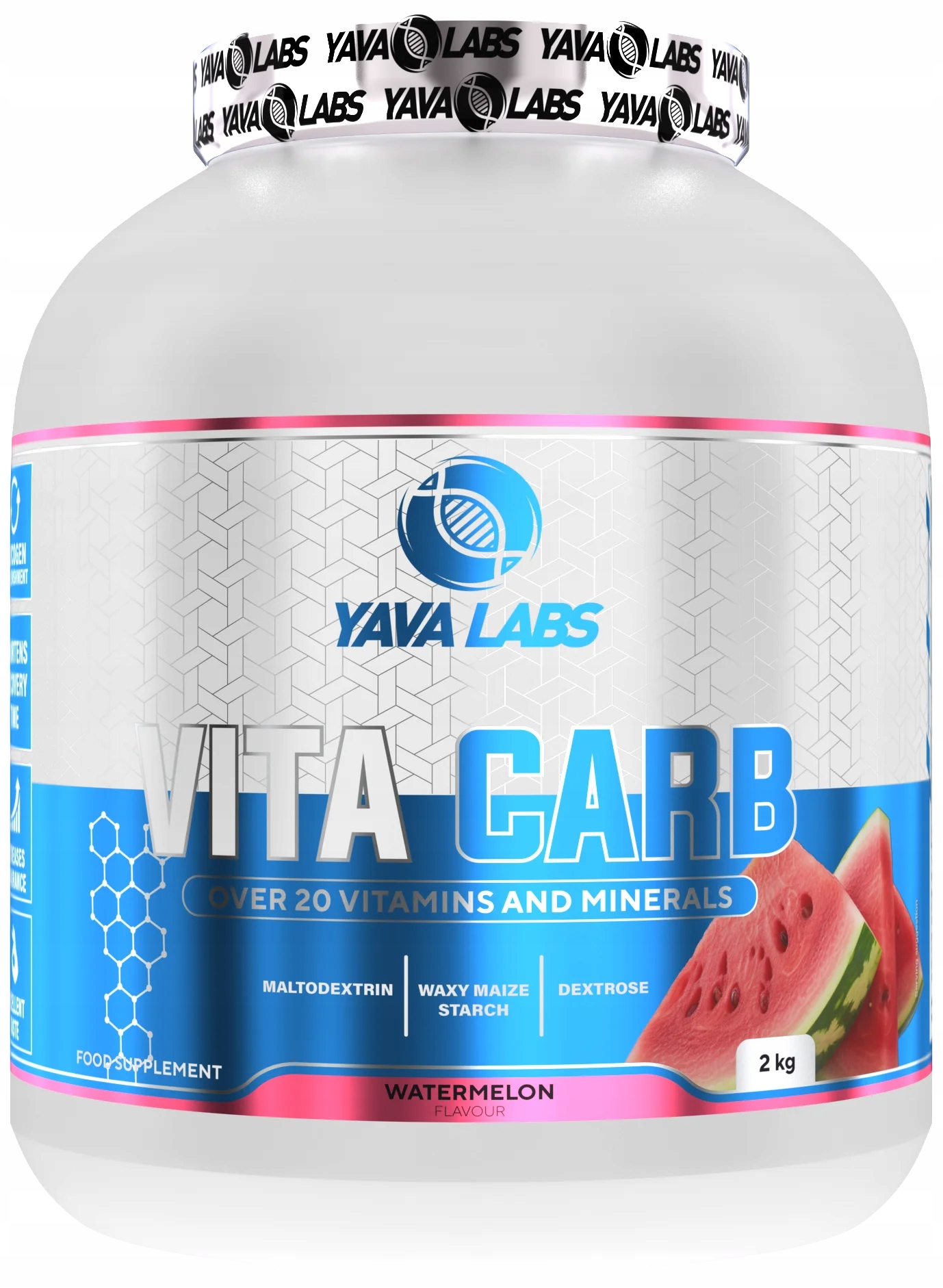 Yava Labs Vita Carb + 20 Witamin i Minerałów Węglowodany arbuz