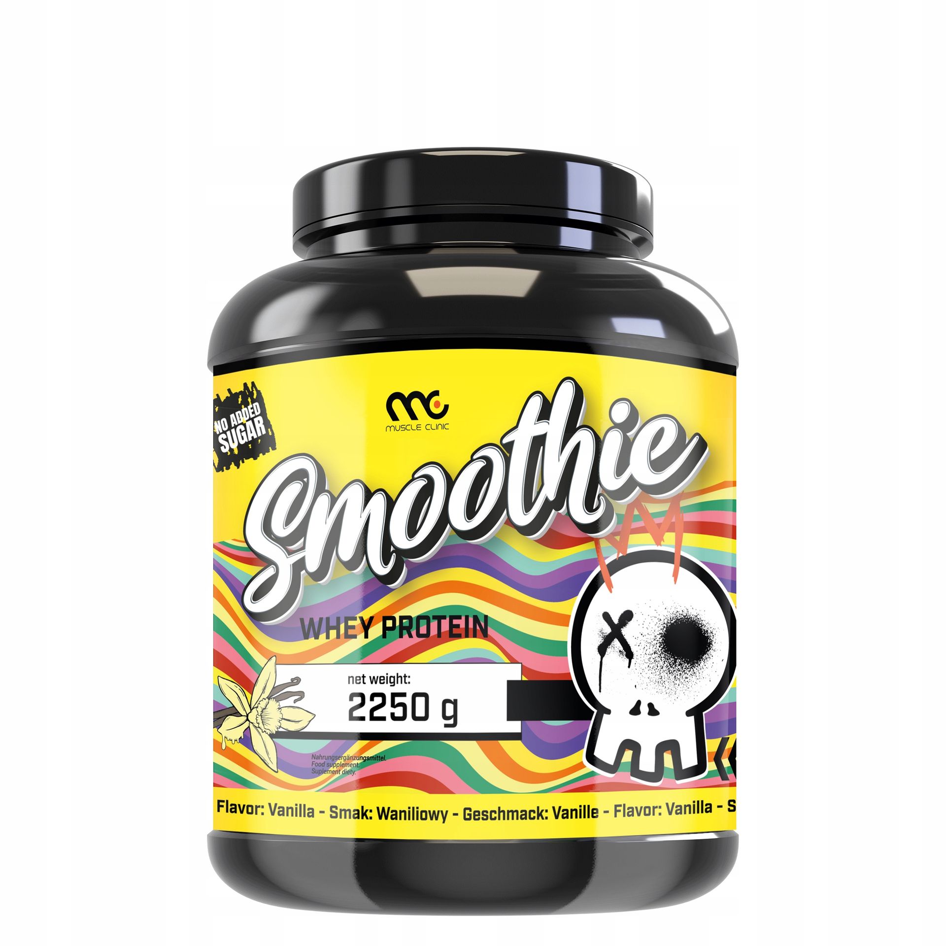 Odżywka białkowa MUSCLE CLINIC SMOOTHIE WPC 2250 g Wanilia