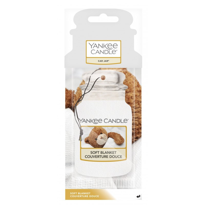 TEMU Yankee Candle Soft Blanket zapach do samochodu świeży zawieszka zapachowa do auta odświeżacz powietrza samochodowy Yankee Candle