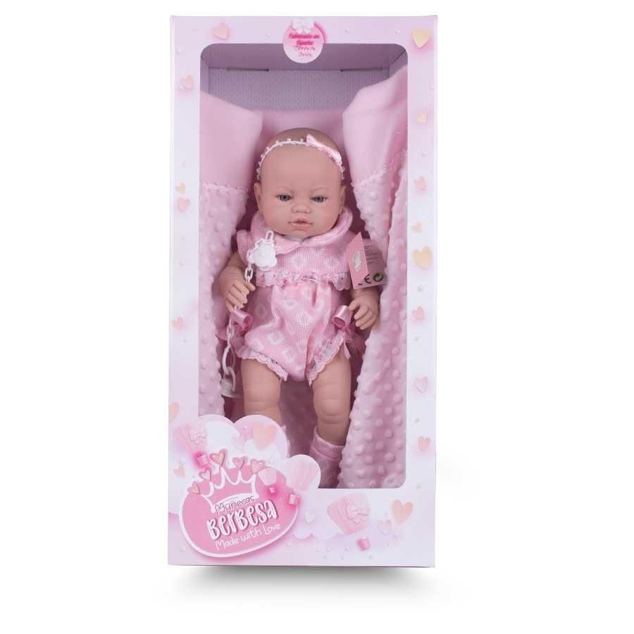Lalka hiszpańska bobasek Mantita z kocykiem 42cm