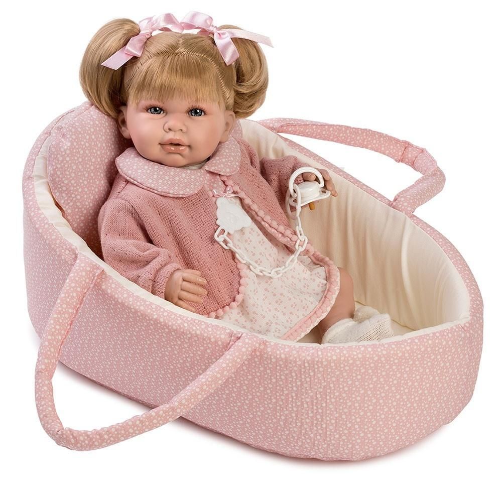 Lalka hiszpańska Daniela w nosidełku 45cm - zabawka