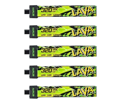 BetaFPV LAVA II 1S Bateria 320mAh 95C 5 szt.