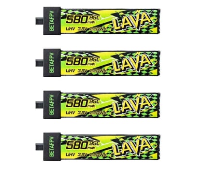 BetaFPV LAVA II 1S Bateria 580mAh 95C 4 szt.