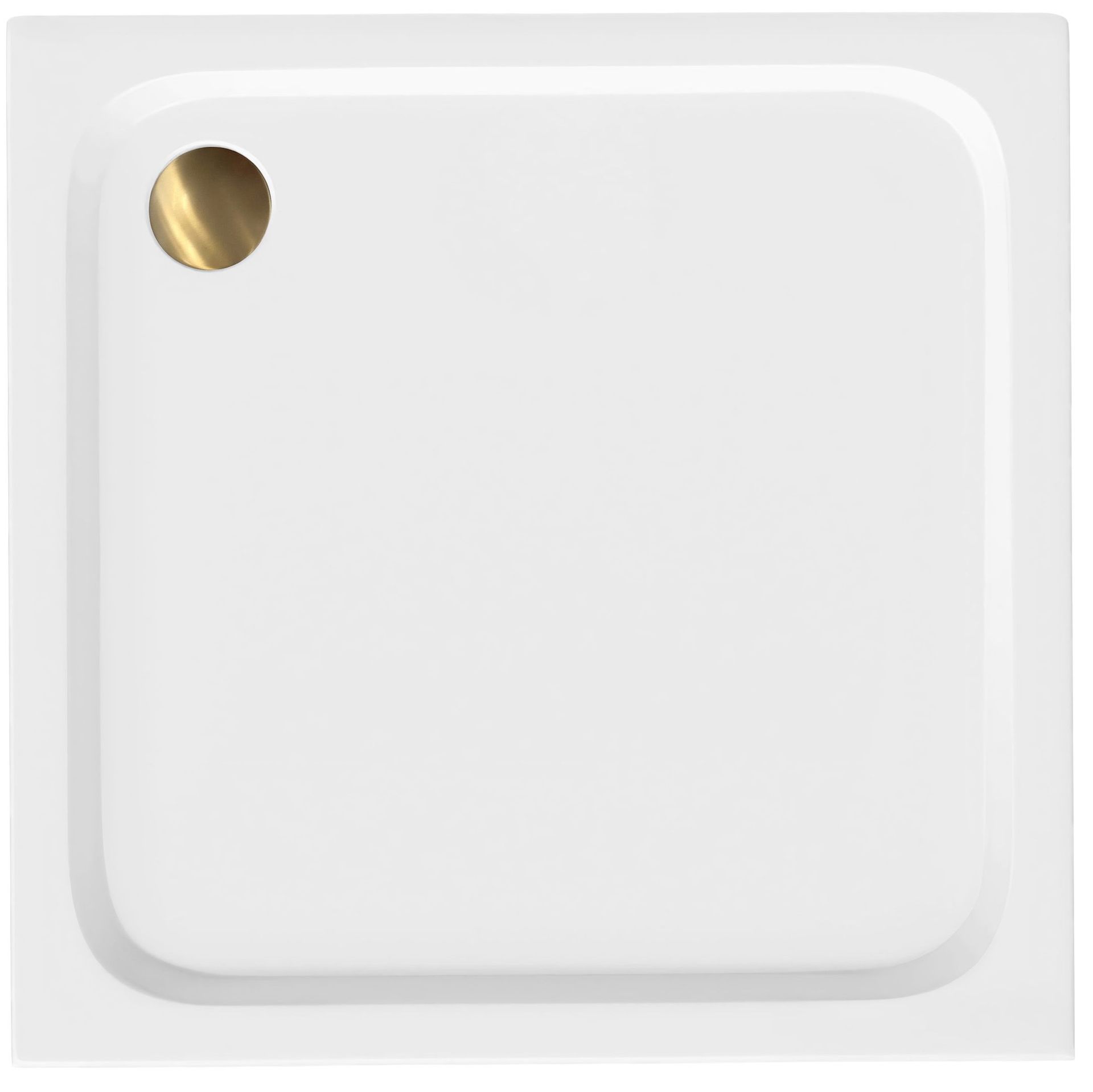 Rea Belmond biały 90x90 Złoty Szczotkowany KPL-14371