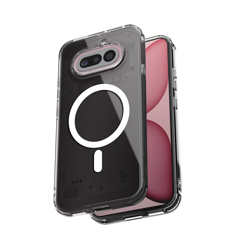 Etui Crong do Nothing Phone 4a MagSafe Hybrid Clear Magnetic Bezbarwne