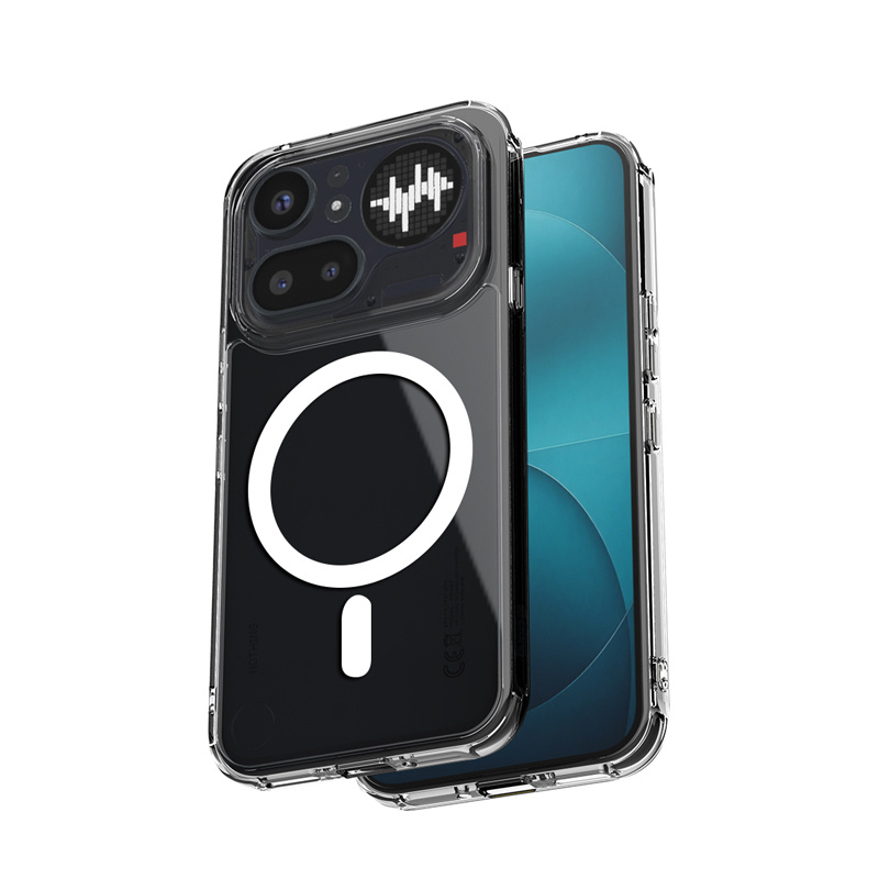 Etui Crong do Nothing Phone 4a Pro MagSafe Hybrid Clear Magnetic Bezbarwne