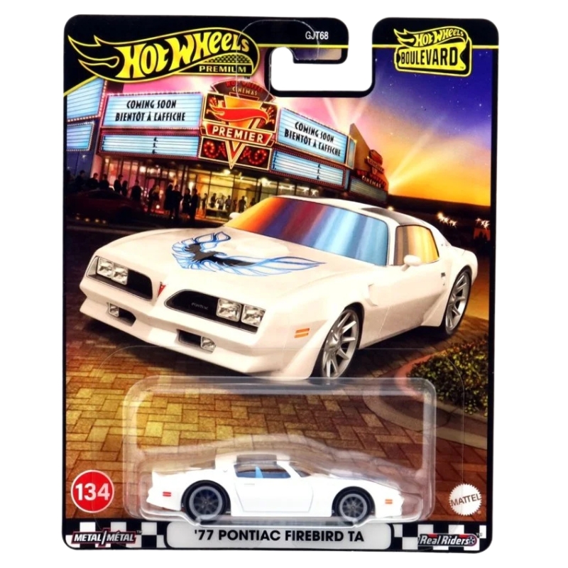 Hot Wheels Premium Boulevard Autko Samochodzik Kolekcjonerski '77 Pontiac Firebird TA JBL28