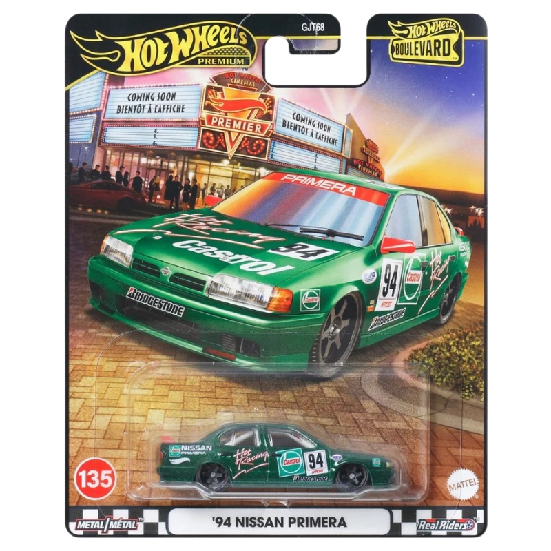 Hot Wheels Premium Boulevard Autko Samochodzik Kolekcjonerski '94 Nissan Primera JBL31