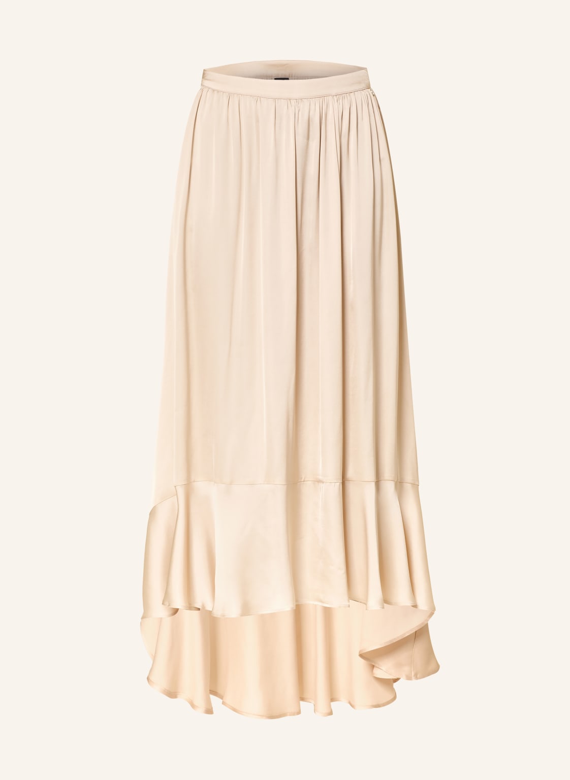 Boss Satynowa Spódnica Vesta beige